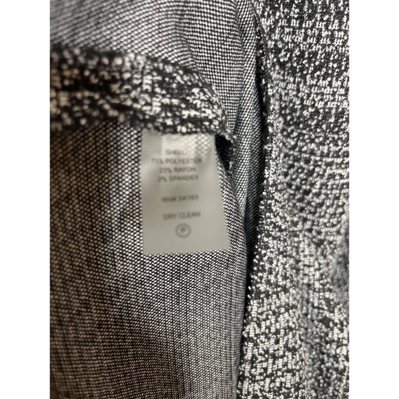 Calvin Klein Black White Plaid Sheath Dress Women’s 4 Small Work Career - Picture 9 of 10